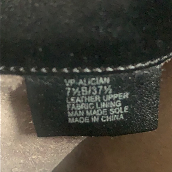 Black leather double boot cut design - Picture 11 of 11